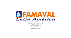 Desktop Screenshot of famaval.com.br